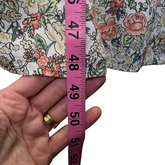 OLD NAVY Women Wrap Midi Dress Floral Short Sleeve Ruffle Sz XL Multicolor 70-12 - Picture 6 of 8